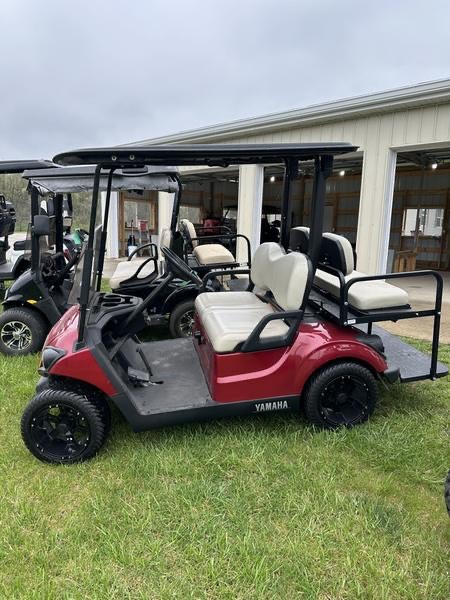 2023 Yamaha AC PTV LI Jasper Red Golf Car - Image 9