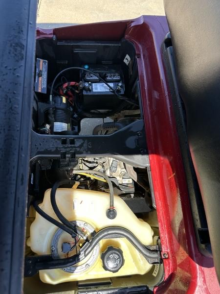 Club Car Precedent-Onward-Tempo - GTW Mach 3 White Rear Flip Seat - Image 5