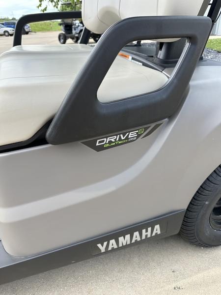 2024 Yamaha Drive2 QuieTech EFI Gas Golf Cart – Matte Stone Gray | Reliable, Quiet & Fuel-Efficient - Image 4