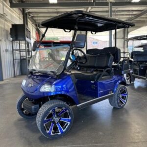 2023 Yamaha Drive2 Golf Cart – Metallic Blue | Custom Wheels, Street-Ready, Fully Loaded