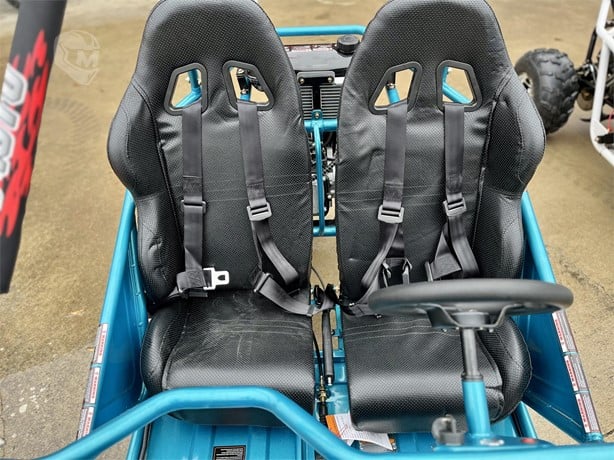 Light Green Premium Off-Road Go-Kart — Dual Seat Trail Buggy with Roll Cage - Image 5